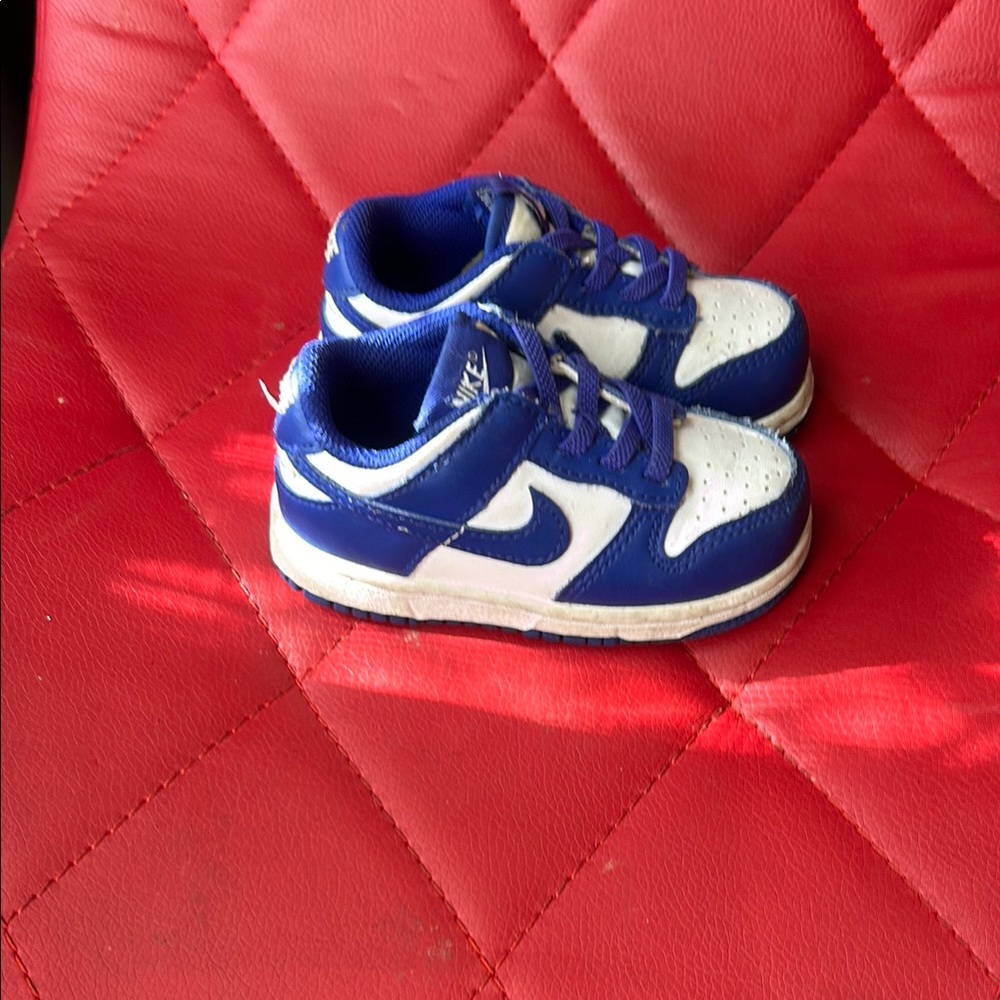 Nike Kids Blue and White Sneakers